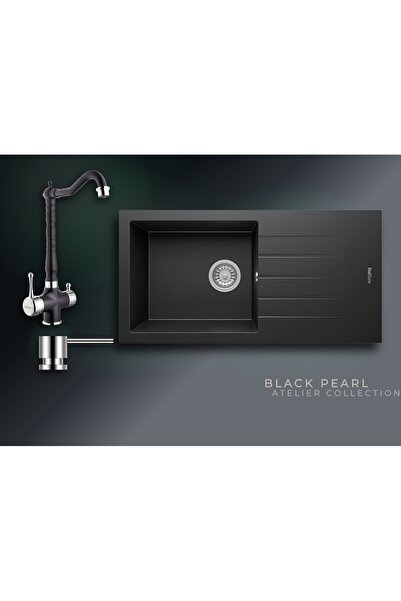RealStone Black Pearl Collection Assos 86 XL P011 & Ares Premium Mutfak Kolek...