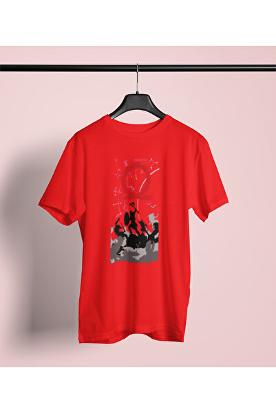 MG God of War Gamer Printed Circular Neck Cotton Oversize Fit Unisex Short Sl...