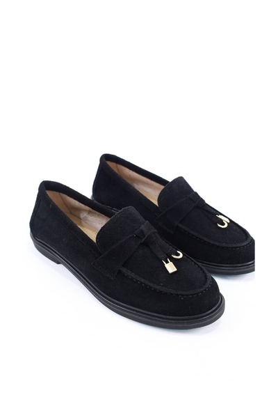 Jande Genuine Suede Loafer Ballet Flats – Stylish and Comfortable Women's Sho...