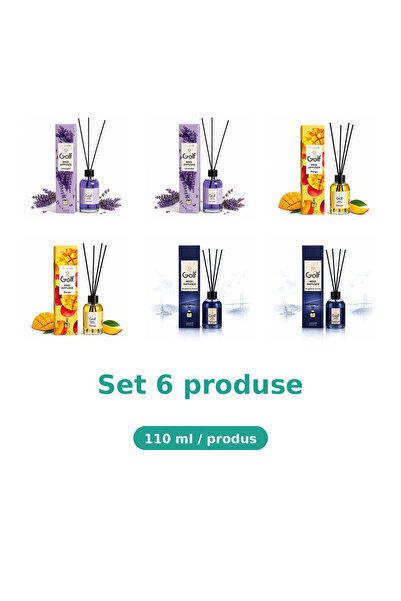 Golf Set 6 Produse Golf, Mix 2x Lavanda, 2x Mango, 2x Bosphorus Dream