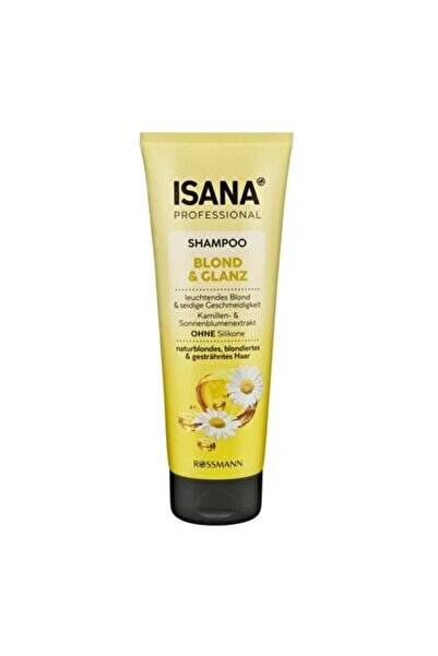 Isana Professional Sarı ve Parlak Şampuan Doğal Sarışın ve Boyalı Sarı Saçlar 250 ml