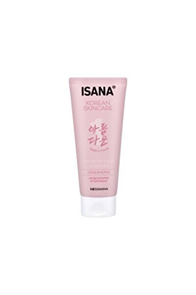 ISANA Korean Skincare Köpük Temizleyici Kremsi Cica & BHA 150 ml