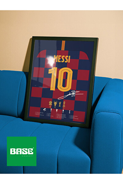 Base Concept Lionel 10 Forma Tasarımlı Poster Tablo (Çerçeveli)