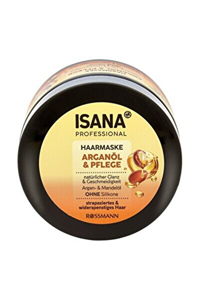 Isana Professional Argan Yağı İçerikli Saç Maskesi Yıpranmış ve Kuru Saçlar İçin 250 ml