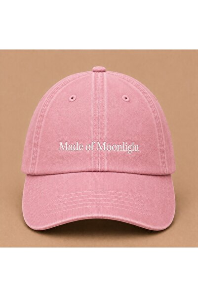 WeavedCo Made of Moonlight Embroidered Vintage Washed Cap Hat