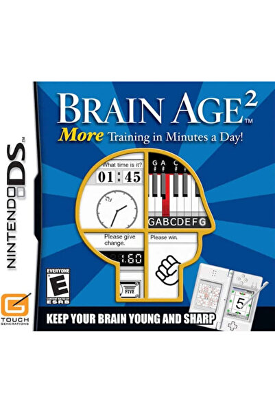 Nintendo Brain Age 2 Παιχνίδι DS (Μεταχειρισμένο) (Μόνο το παιχνίδι)