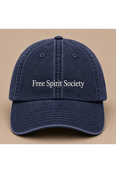 WeavedCo Free Spirit Society (Free Spirit) Embroidered Vintage Washed Cap Hat