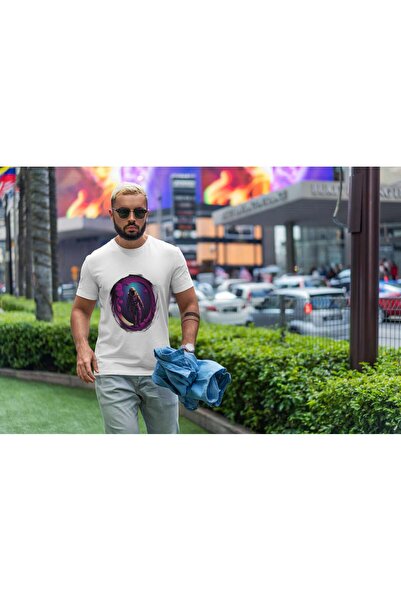 iLovePrints Abstract Astronaut Art Tshirt