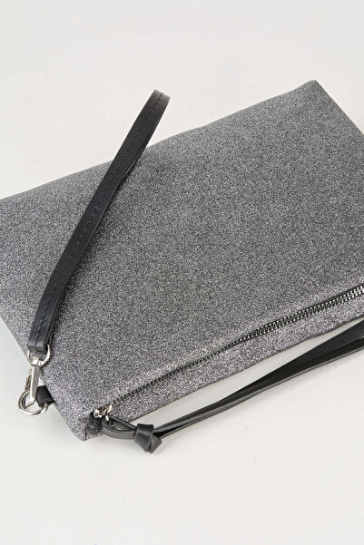 Vivaq Geantă de mână și clutch pentru femei, Bellis, gri argintiu, căptușită,...