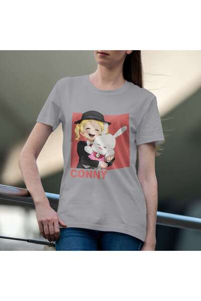 iLovePrints Happy Girl with Bunny Tshirt