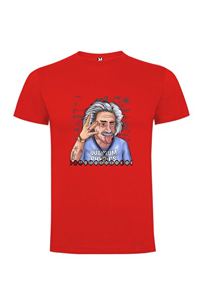 iLovePrints Quantum Einstein Face Tshirt