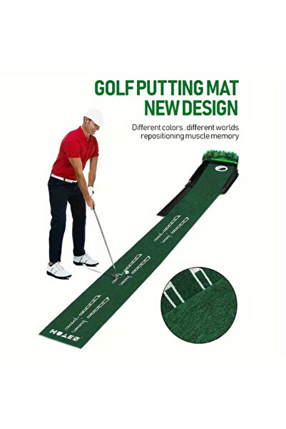 MACON Automatic Putting System with Gravity Feed Ball Return Mat