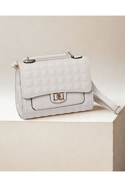 Finelook Elegant Grid-Quilted Top-Handle Bag – Women Bag