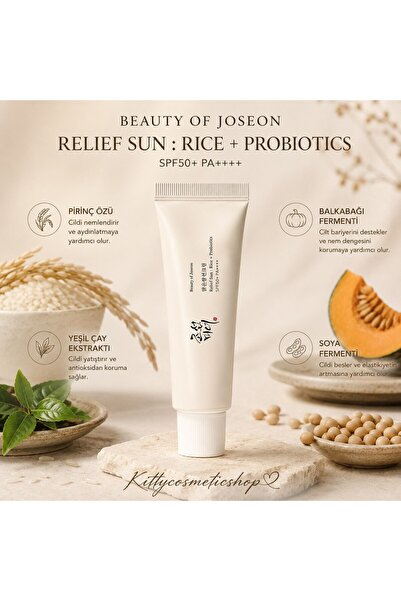 Beauty of Joseon Relief Sun Relief Sun Rice + Probiotics Spf50+ Pa+ 50 ml (Mo...
