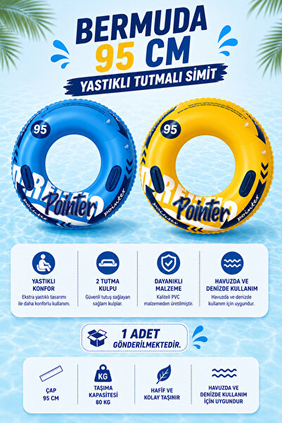BESTWAY Bermuda Poşetli 95 Cm Yastıklı Tutmalı Simit