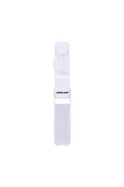 EUROLAMP Ανεμιστήρας 2σε1 χειρός &amp; επιτραπέζιος 4.5W, Φ8cm, Επαναφορτιζόμ...