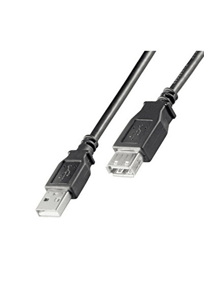 Generic Καλώδιο USB 2.0 επέκτασης male - female, 3m, Μαύρο