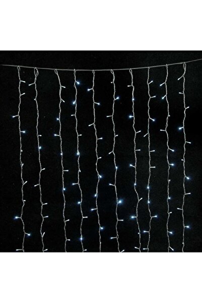 Generic 360 λαμπάκια LED κουρτίνα σταθερή με επέκταση, 2x2(h) m, διάφανο καλώ...