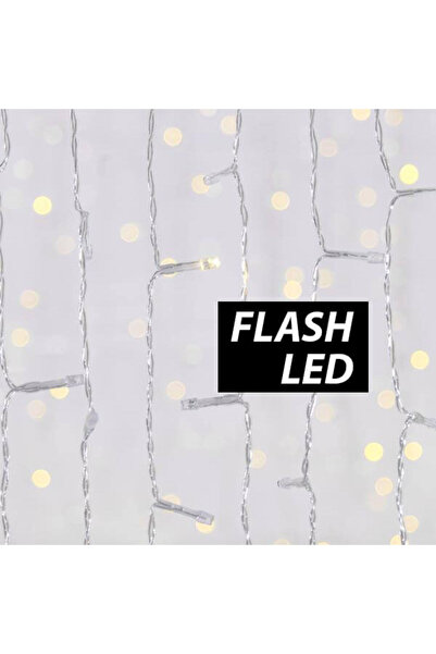 Generic 240 λαμπάκια FLASH LED κουρτίνα flash με επέκταση, 2x1(h) m, διάφανο ...