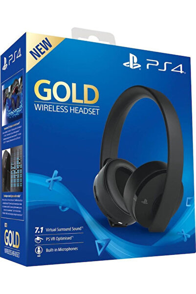 Sony Νέα Χρυσά Ασύρματα Υπεραυτικά Ακουστικά Gaming με σύνδεση USB / 3.5mm