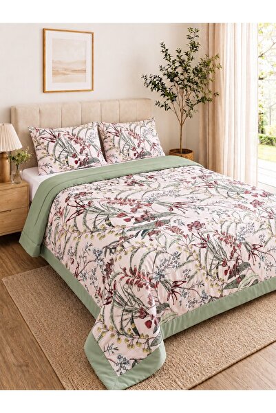 Bikaya Home Set dublu cu cadru pentru pat |   200x230 cm |   100% bumbac |   ...