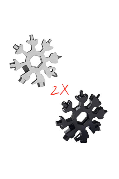OEM Mini cheie -18 in 1- tip fulg gri si negru -2 buc- gen chei tubulare/ inb...