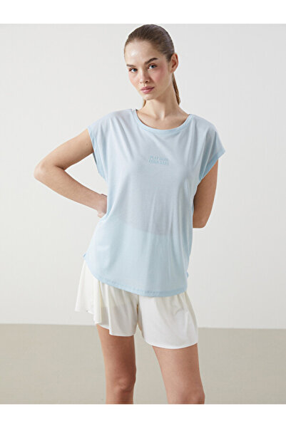 LC Waikiki Crew Neck Printed Women's Sports T-Shirt