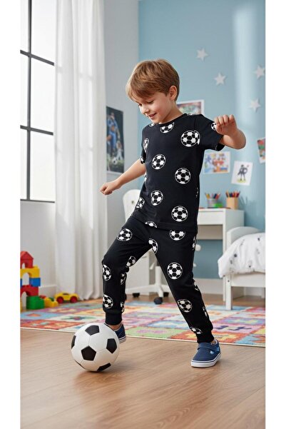 Balgüneş Tekstil Futbolcu Ruhlu Çocuk Pijama Takımı