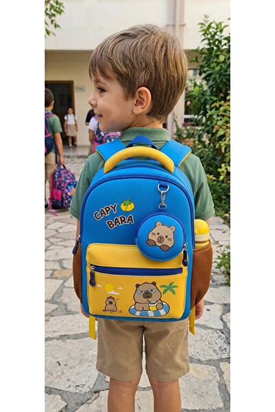 iyzi Capybara Themed Backpack for Kindergarten, Nursery, and Daycare