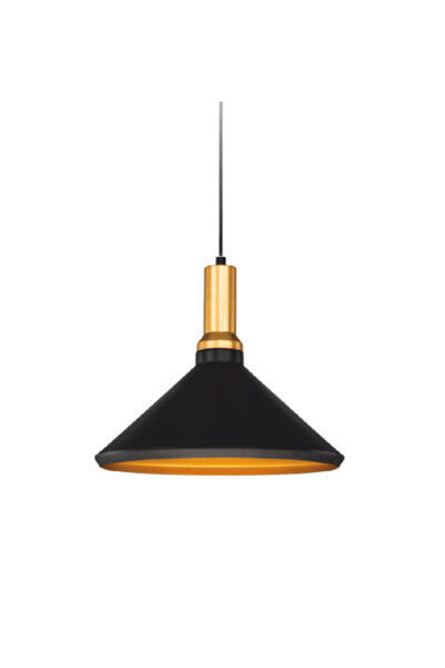 Cata CT-8201 MERIDA DEKORATİF SARKIT ARMATÜR SİYAH GOLD DUY 35CM - PH