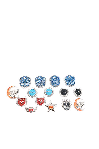 lina oto aksesuar 15Pcs New Metal Badge with Tape