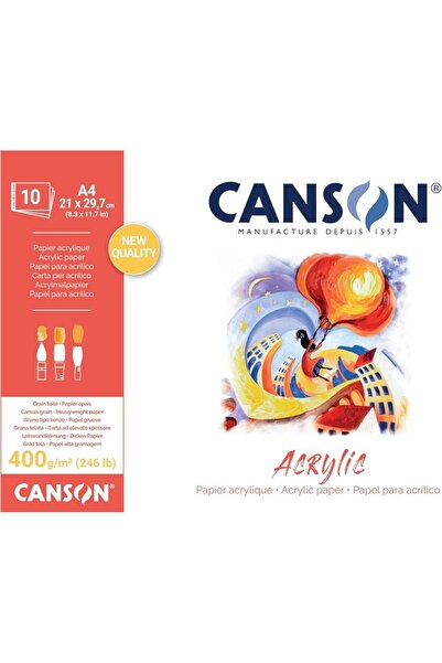 Canson بلوك أكريليك 400 جرام A4 10 قطع