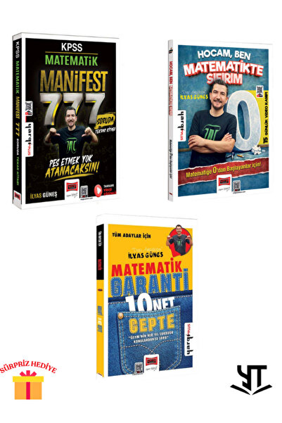 Yargı Yayınları Tüm Adaylar İçin Hocam Ben Matematikte Sıfırım -Manifest Seri...