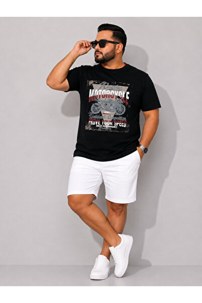 ANNEX Tricou pentru bărbați, mărime mare, din bumbac, cu croială confortabilă...