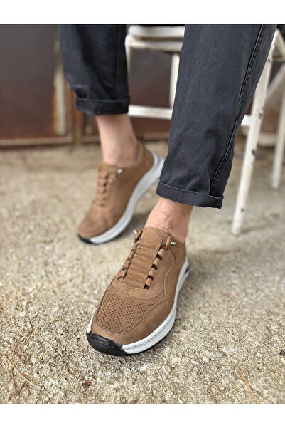 Trextone Handmade Genuine Leather Men's Casual Sneaker Shoes