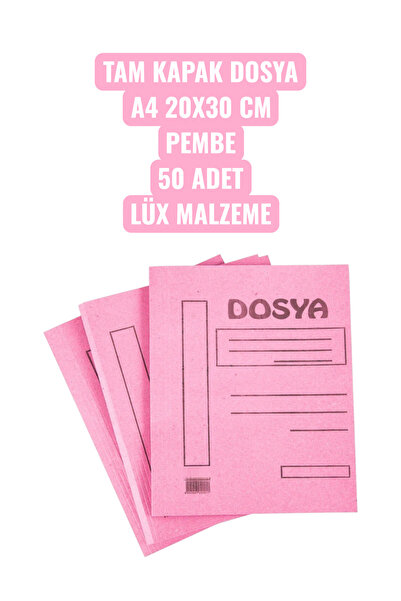 SEYFİKİRTASİYE POTPUNA KORICA FAKS A4 20X30 CM ROZE 50 KOMADA LUKSUZNI MATERIJAL