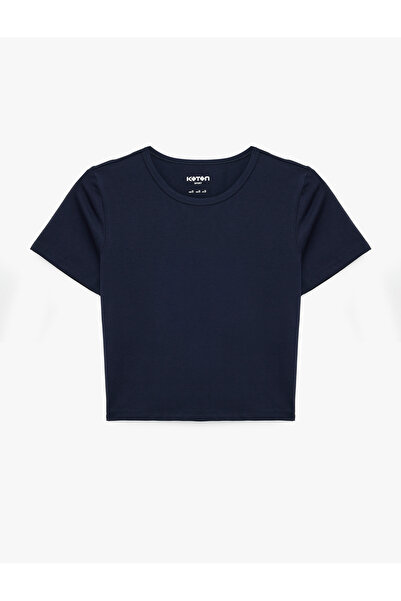 Koton Slim Fit Short Sleeve Cotton Crew Neck Sports T-Shirt