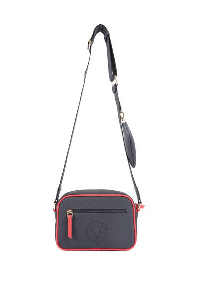 U.S. Polo Assn. Navy Blue-Claret Red Women's Messenger Bag Us8520