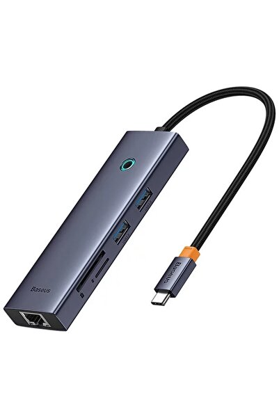 Baseus Hub USB-C UltraJoy 7-în-1 4K@60Hz 100W Gri