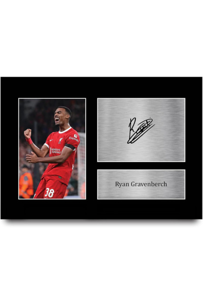 HWC Trading A4 Ryan Gravenberch Liverpool Gifts Printed Signed Autograph Pict...