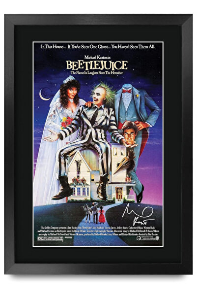 HWC Trading ملصق مؤطر من Beetlejuice مقاس 70 × 100 سم