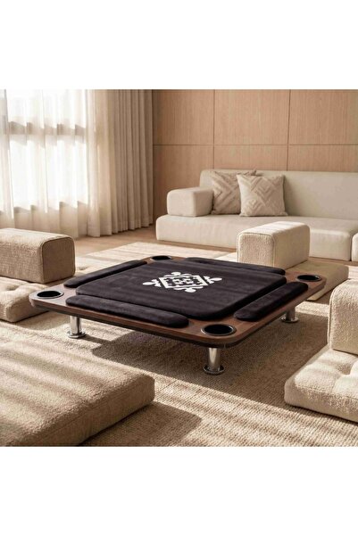 Segadty Sajadi Blue Table with Armrests and Cup Holders with Free Anti-Bendin...
