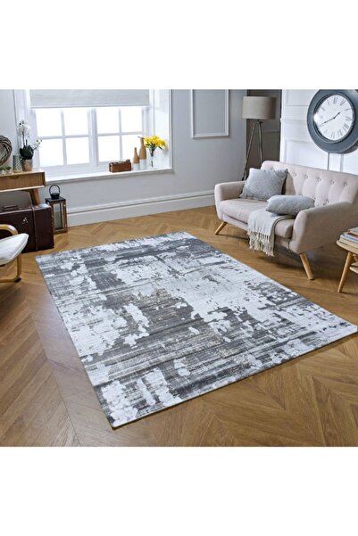 Handpicked Furniture Abstract Grey Rug, Ultra Soft Area Carpets For Bed Room,...