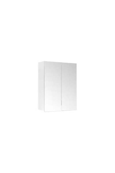 La Cucu Oglinda dulapior Savini Due, 2 usi, alb lucios, 60x72x16cm