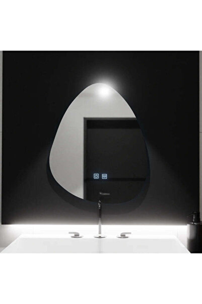 La Cucu Oglinda LED Organica 80x60cm, Fluido Touch, Sistem Dezaburire, Dimabila