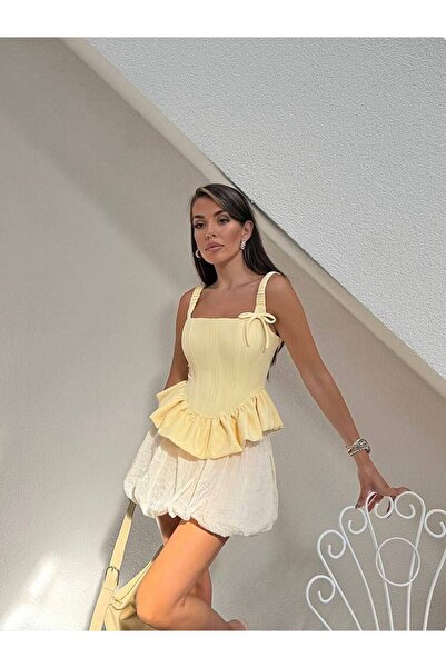MAXMOOR BECCA Crop 3163 - Sarı