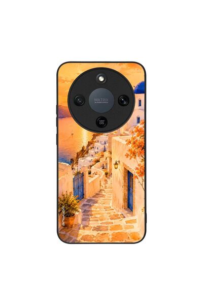 Sonique Θήκη Greek Island Muse Series για Honor Magic8 Lite 5G Ηλιοβασίλεμα σ...