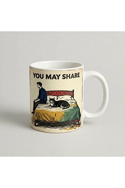Petgifts Cana Cadou Personalizat Amuzanta Cu Mesaj You May Share - Ceramica 3...