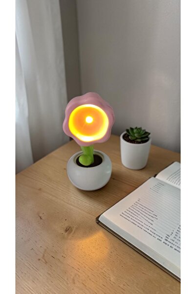 FAMEMUS ACCESSORY Mini Çiçek Gece Lambası boyut:10cm
