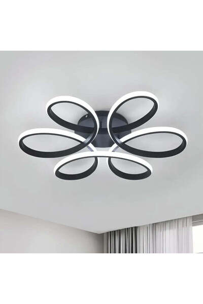 La Cucu Lustra LED cu telecomanda HELIX 63W, lumina Rece/Calda/Neutra, Dimabi...